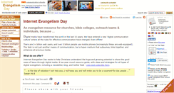 Desktop Screenshot of internetevangelismday.com